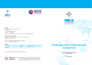Verpleegkundig Endocrinologie Symposium