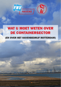 Info containersector Rotterdam