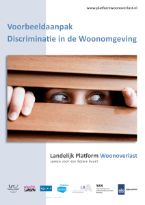Voorbeeldaanpak Discriminatie in de Woonomgeving