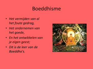 Boeddhisme - RKBS Pius X Voorburg
