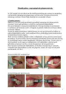 instructie voor een goede mondhygiene