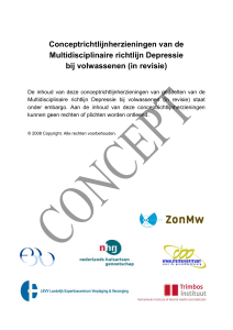 Conceptrichtlijnherzieningen van de Multidisciplinaire richtlijn