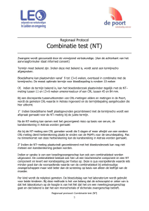 Combinatie test (NT)