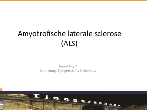 Amyotrofische lateraal sclerose (ALS)