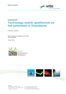 geothermie en het potentieel in Vlaanderen