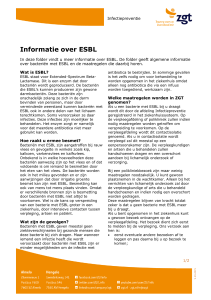 Informatie over ESBL (ZGT)