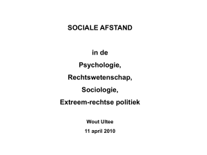Sociale afstand
