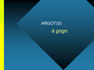 argot - Arti-Choc