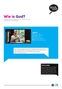 Wie is God? - Evangelische Omroep