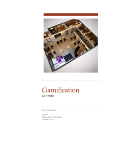 Gamification - Josje Moolhuizen