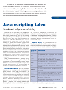 Java scripting talen