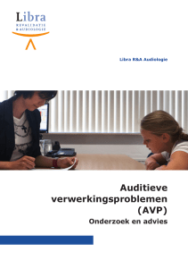 Auditieve verwerkingsproblemen (AVP)
