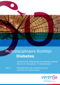 Multidisciplinaire Richtlijn Diabetes