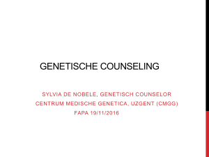 Genetische counseling - belgianfapa.be | FAPA