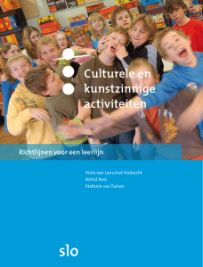 Culturele en kunstzinnige activiteiten