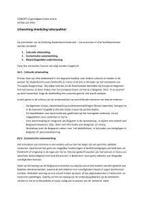 beleidsstuk - Stichting Stedenband Dordrecht