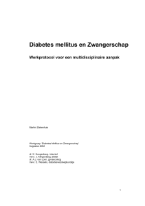 Diabetes mellitus en Zwangerschap