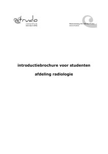 introductiebrochure voor studenten afdeling - Sint