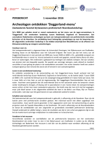 Archeologen ontdekken `Doggerland-menu`