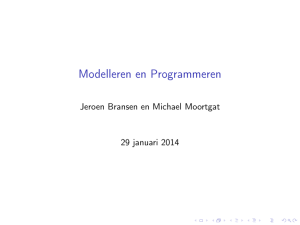 Modelleren en Programmeren