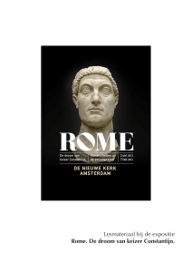 Lesmateriaal bij de expositie Rome. De droom van keizer Constantijn.