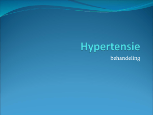 Hypertensie - Wikiwijs Maken