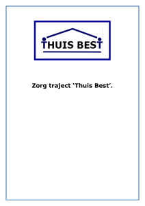 Zorg traject `Thuis Best`.