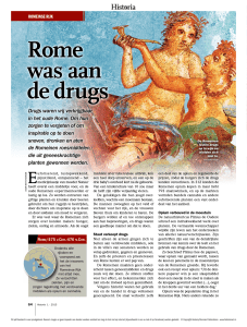 Rome was aan de drugs