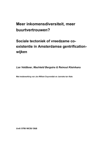 Punten voor Buurtvergelijking - Kennis voor Krachtige Steden