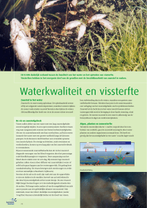 Waterkwaliteit en vissterfte - Sportvisserij MidWest Nederland