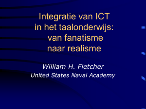 Integratie van ICT in het taalonderwijs: van fanatisme