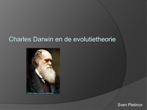 Charles Darwin en de evolutietheorie