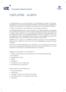 Cisplatine - Alimta