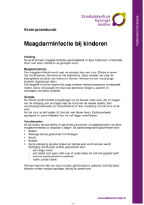 Maagdarminfectie bij kinderen - Streekziekenhuis Koningin Beatrix