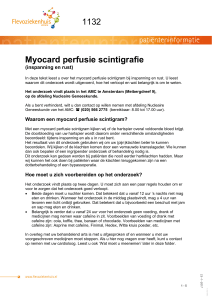 Myocard perfusie scintigrafie