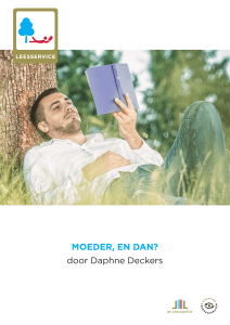 MOEDER, EN DAN? door Daphne Deckers