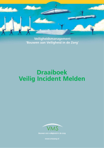 Draaiboek Veilig Incident Melden