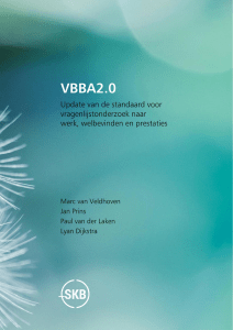 VBBA2.0: Update van de standaard voor vragenlijstonderzoek naar