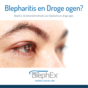 Blepharitis en Droge ogen?