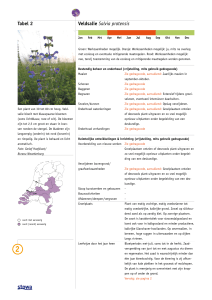 Veldsalie Salvia pratensis Tabel 2 - Soortprotocollen Flora