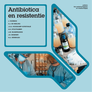 Antibiotica en resistentie - Biowetenschappen en Maatschappij