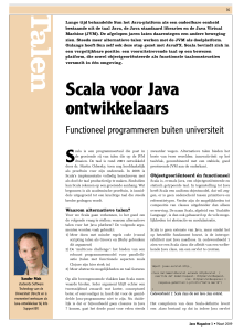 Scala voor Java ontwikkelaars