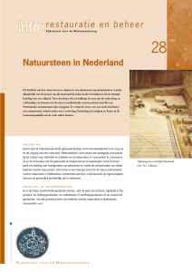 restauratie en beheer Natuursteen in Nederland