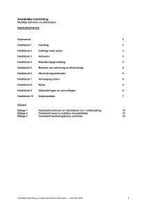2005-21782 Richtlijn activeren en afschrijven Toelichting