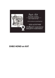 EHBO HOND en KAT - Pet-fit ruikt goed, smaakt goed en doet goed!!!
