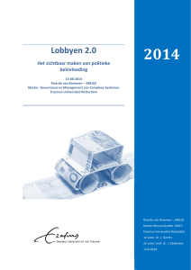 Lobbyen 2.0 - Erasmus University Thesis Repository