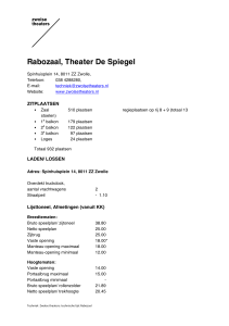 Rabozaal, Theater De Spiegel