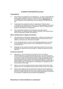 1 ALGEMENE VOORWAARDEN KKamsterdam Toepasselijkheid