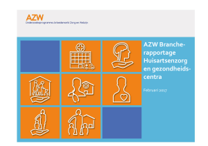 AZW Branche- rapportage Huisartsenzorg en gezondheids