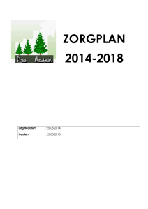 Zorgplan De Masten 2014-2018